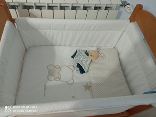 minicuna con vestidura nueva