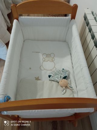 minicuna con vestidura nueva