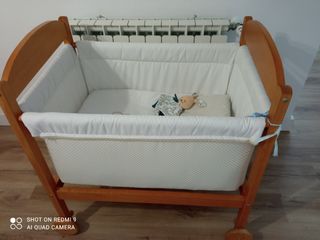minicuna con vestidura nueva