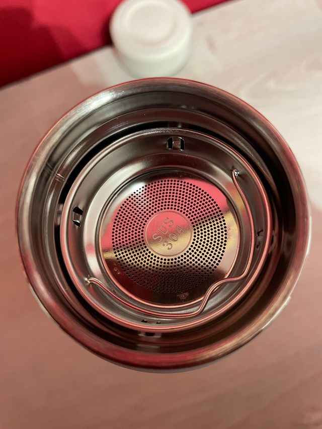 Thermos bianco nuovo Swarovski