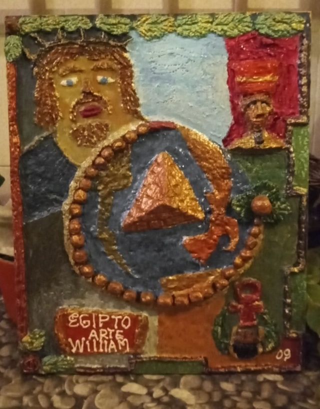 Escultura Egipto antigüedad tutankamon.