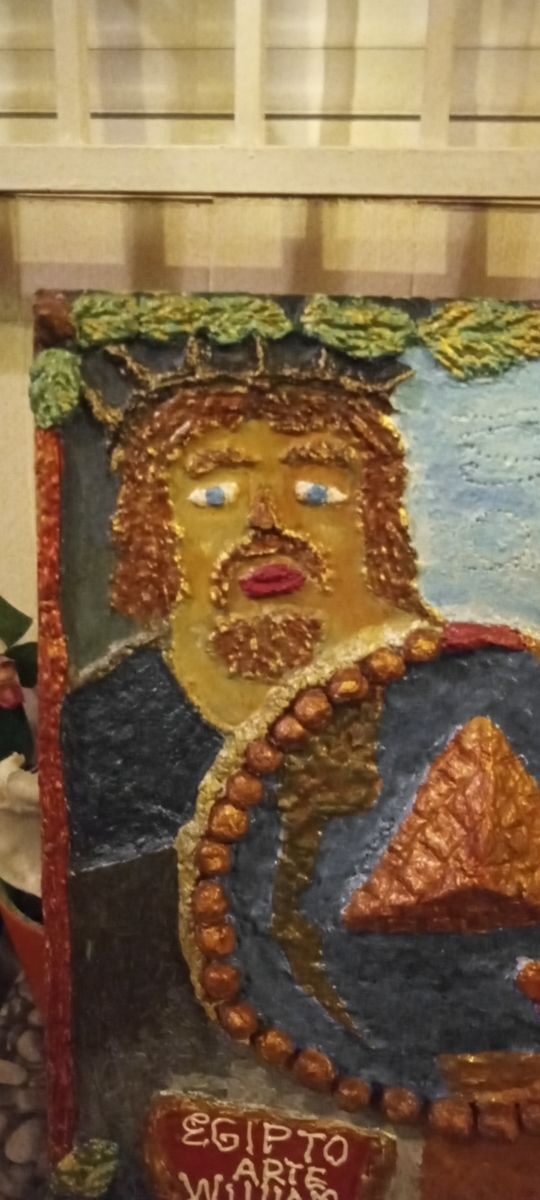 Escultura Egipto antigüedad tutankamon.