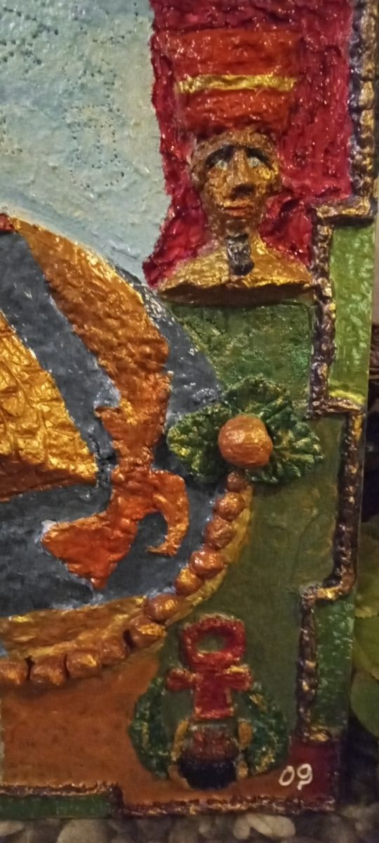 Escultura Egipto antigüedad tutankamon.