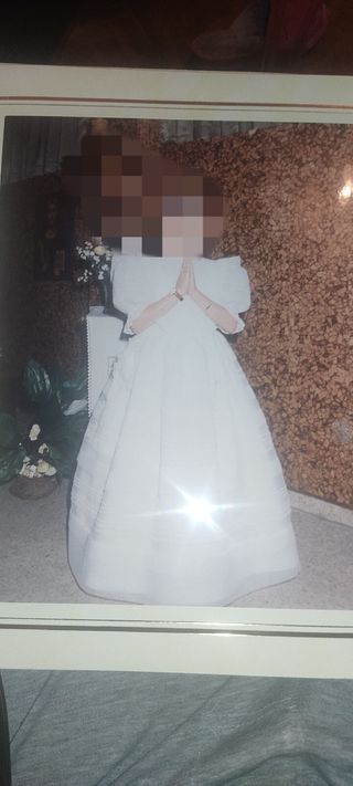 vestido comunión niña