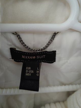 Cazadora blanca Mango