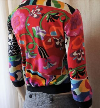 Camiseta top multicolor