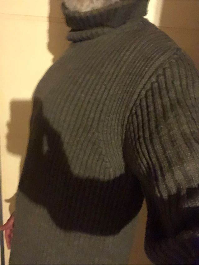 Maglione lana verde Stone Island