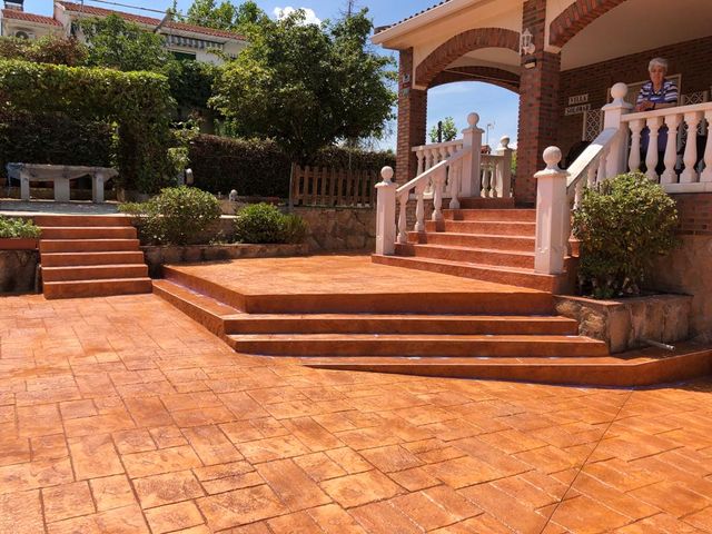 Hormigon impreso y pulido