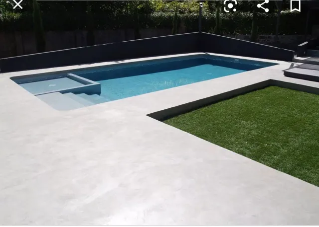 Hormigon impreso y pulido