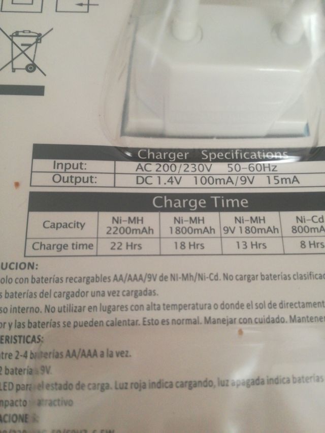 Cargador de batería