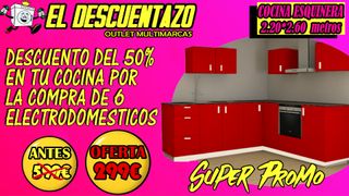 SUPER PROMOCIÓN COCINA ESQUINERA AL 50%