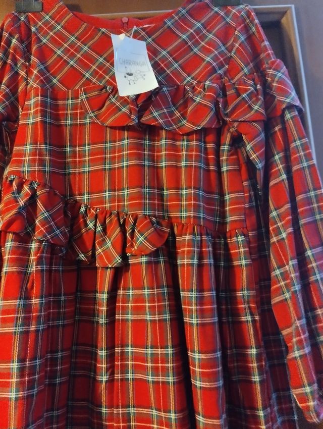 abito bambina scozzese chauranga