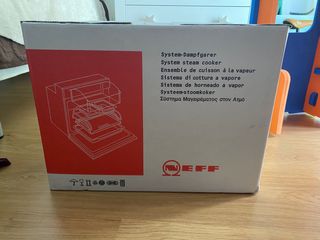 Accesorio de cocción al vapor para horno neff