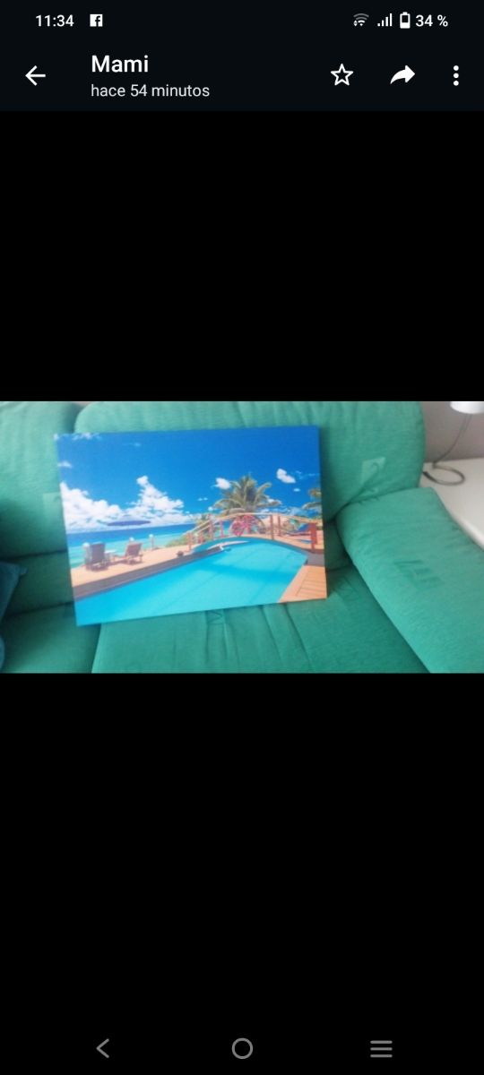 lienzo de foto mar, tranquilidad,armonia