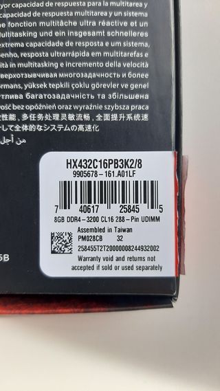 Memoria RAM Kingston DDR4 2x4GB