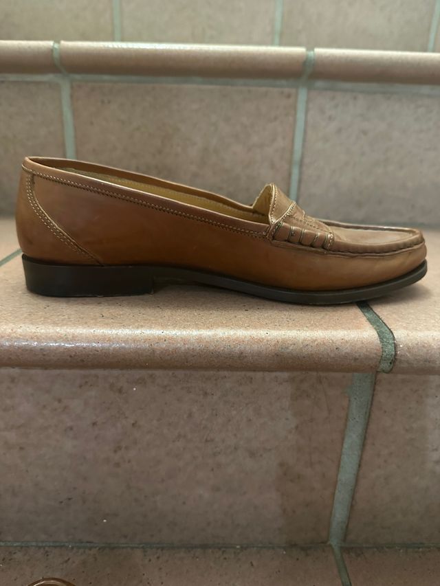 Mocassino cuoio