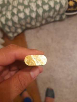 mechero cartier chapado en oro 18 k 