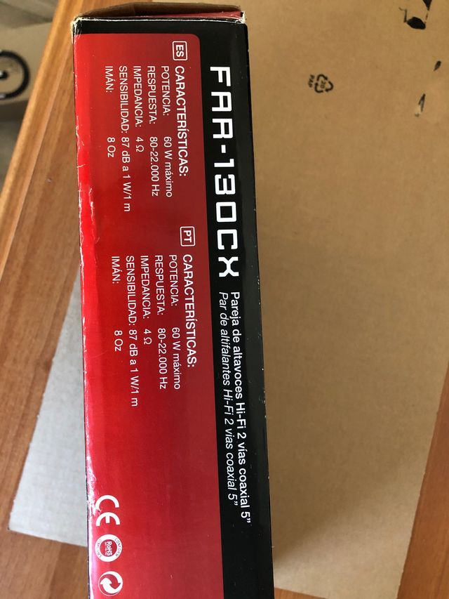 Pareja de altavoces HI-FI 2 vías FONESTAR