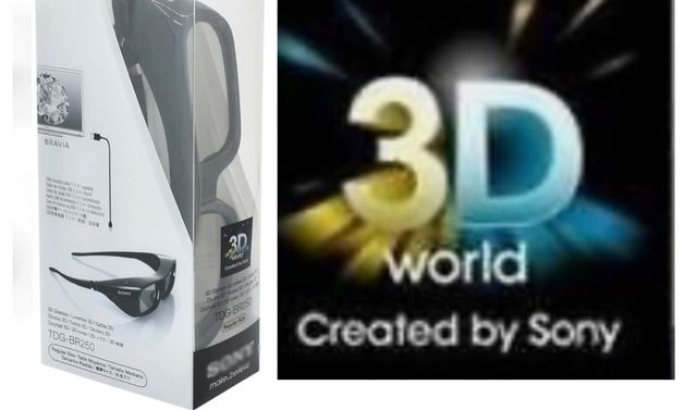 4 Gafas 3D de Obtulador Activo originales Sony.