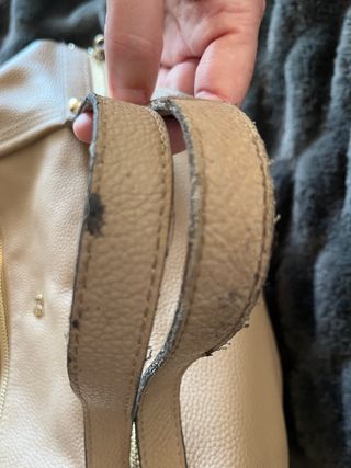 Remate! Precioso bolso PG piel safiano camel