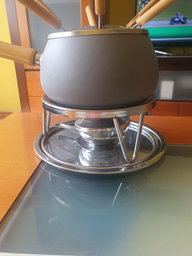 FONDUE SET COMPLETO NUEVO A ESTRENAR!!