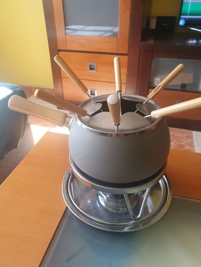 FONDUE SET COMPLETO NUEVO A ESTRENAR!!