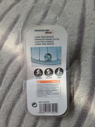 llave para radios de bicicletas,