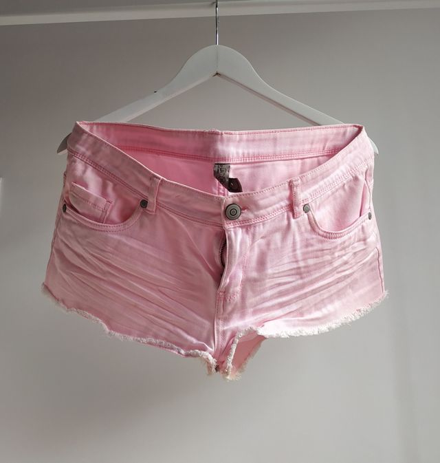Pantalón corto rosa