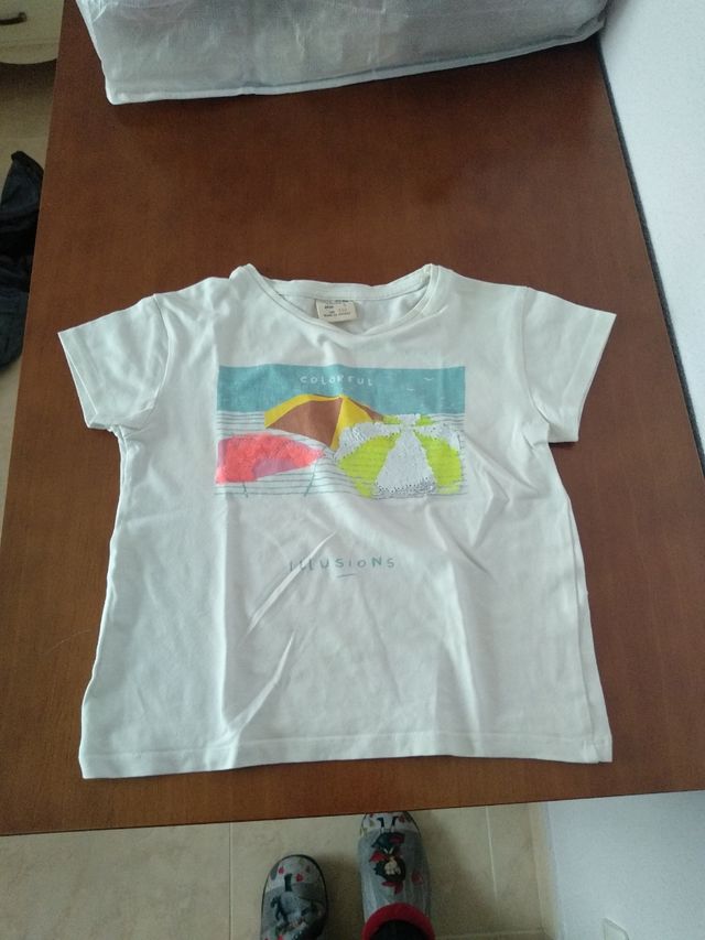 camiseta niña manga corta