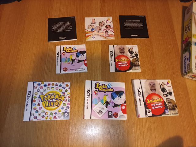 LIBRETOS Y PORTADAS COMPLETAS NINTENDO DS