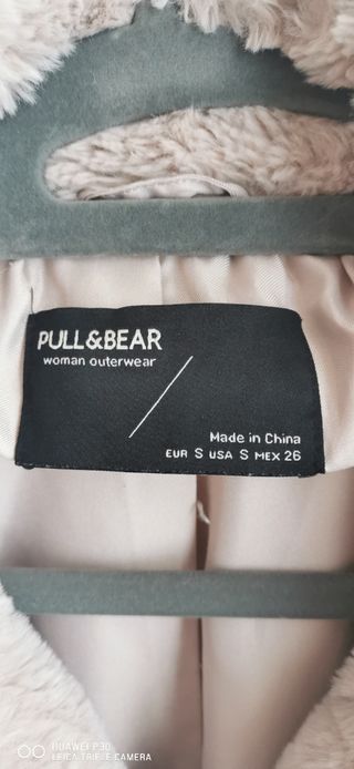 Chaqueta  Pull&Bear de pelo peluche T S