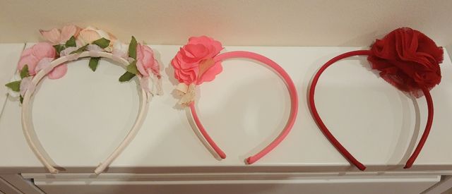 DIADEMAS PELO NIÑA FIESTA BANDANA TURBANTE LOTE