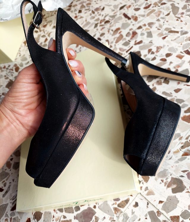 marian scarpe  con tacco vera pelle