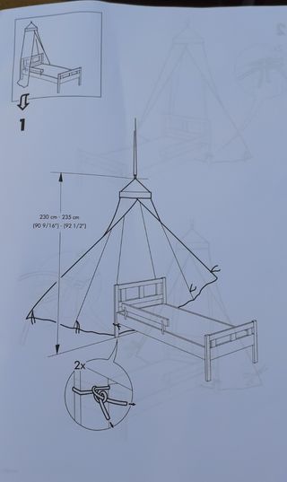 Mosquitera infantil IKEA
