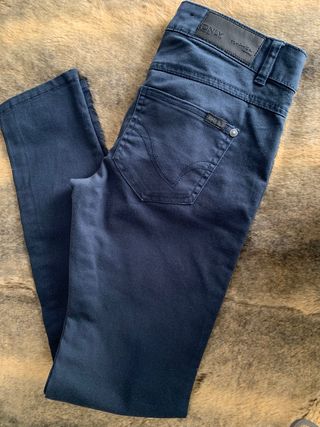 Pantalón vaquero recto mujer