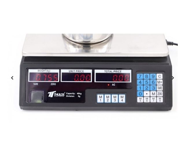 Balanza digital electrónica
