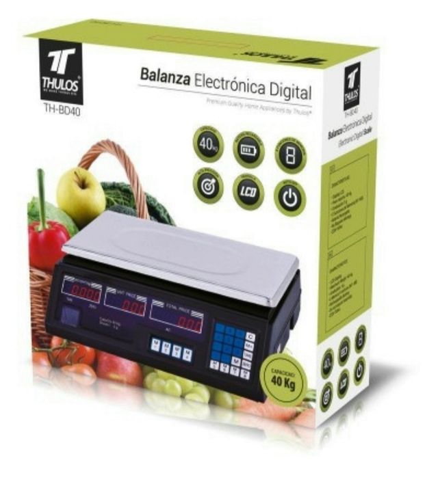 Balanza digital electrónica
