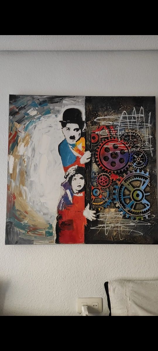 Cuadro Charlot The Kid