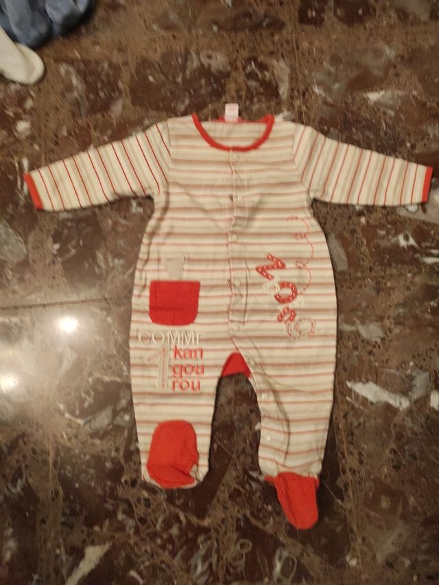lote 3 pijamas bebe peleles 