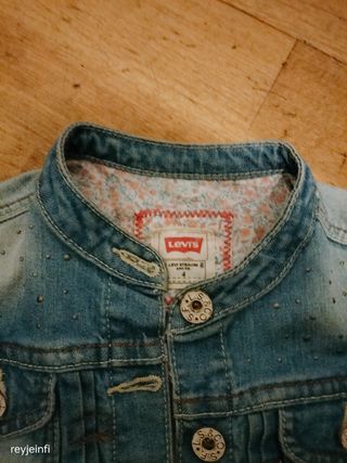 chaqueta vaquera levis niña