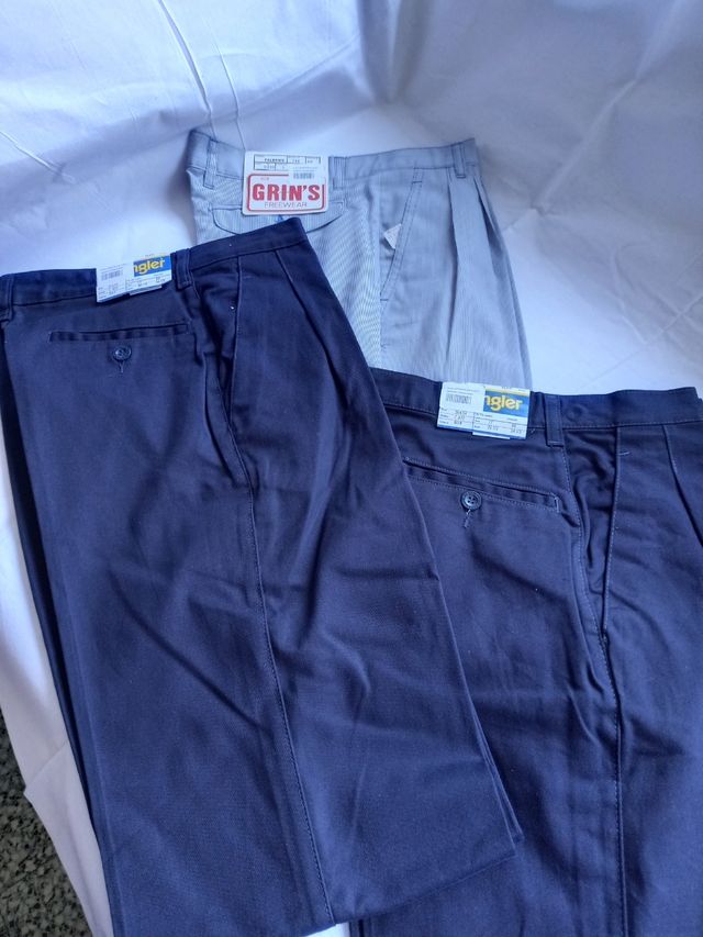 Lote 3 Pantalones cro T/ 39 GRIN'S Y WRANGLER
