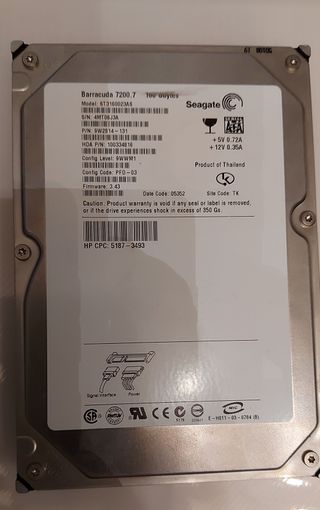HD 160GB Sata Seagate Barracuda