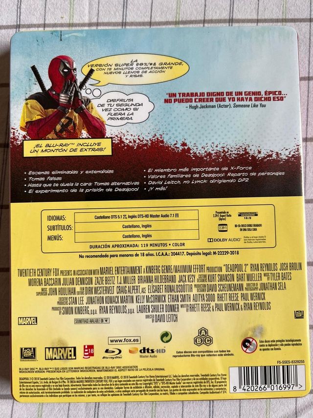 Steelbook DEADPOOL 2