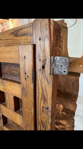 ANTIGUA VENTANA MADERA SIGLO XVII