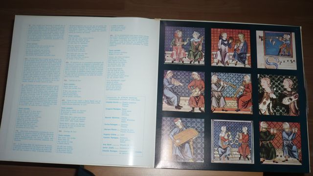 Las cantigas de Sta María del rey Alfonso el sabio