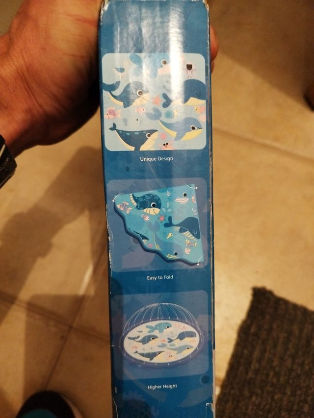 alfombra fuente de agua 