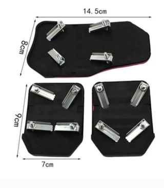 Pedales/antideslizantes/aluminio/coche/Nuevo.