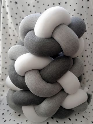 Treccia, cuscino e protezione per lettino