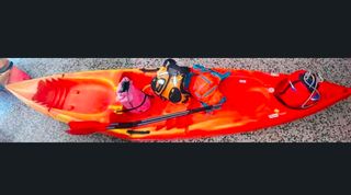 Kayak Triple para 2 adultos y niño