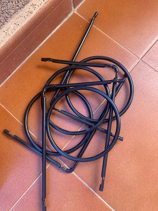 4 Soportes forja hierro 